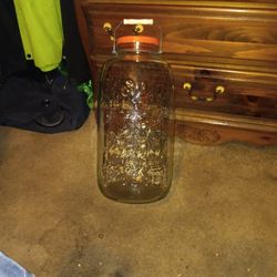 Antique, 5 gallon, Star And Eagle Mason Jar
