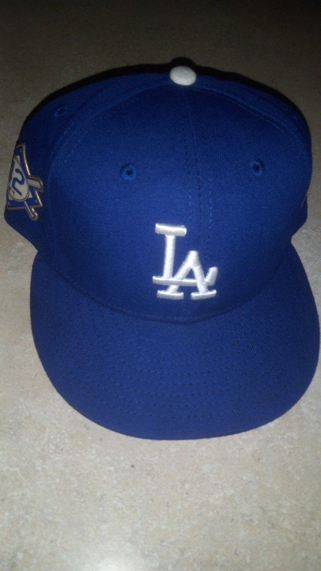 Los Angeles Dodgers baseball team fitted hat