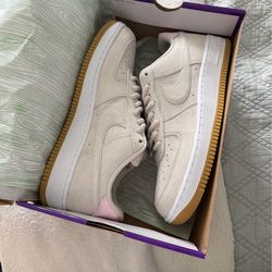 Size 11 Nike SB Air Force One Light Orewood Brown Pink