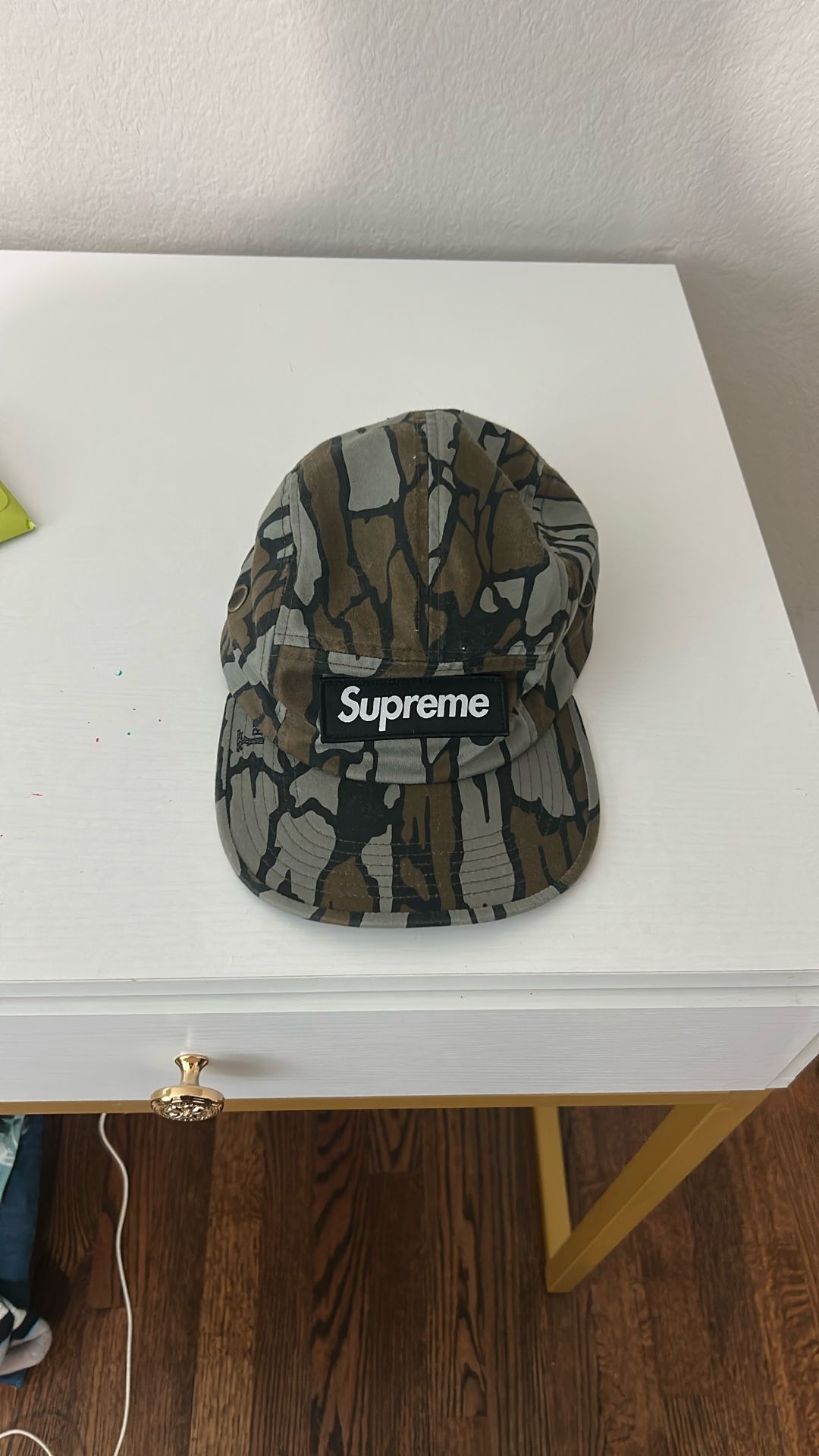 Supreme Camo Camp Hat Worn