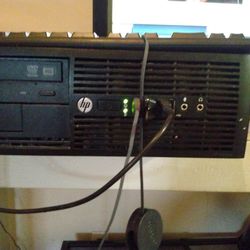 Hp Desktop With Dell 22 Monitor 