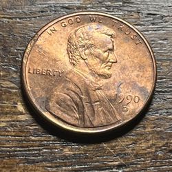 1990 D Penny 