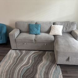 Sofa With Storage And Pull Out Bed 