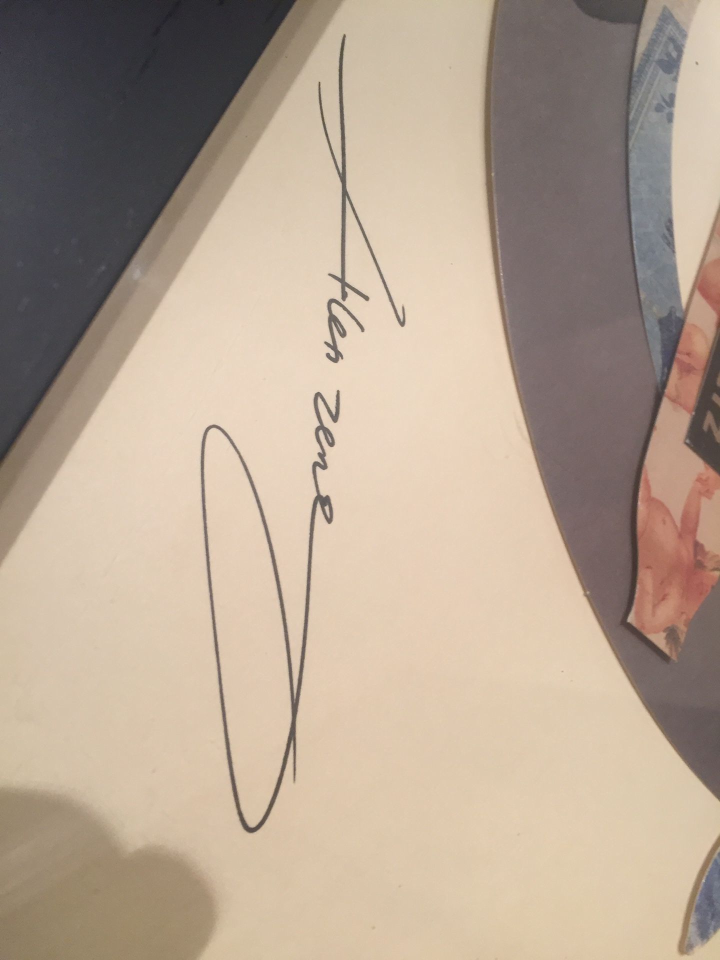 Original Alex Zeng Hand-signed collage art work