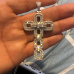 Real Diamonds Cross Pendant 