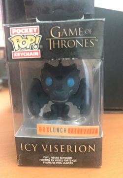 Icy Viserion pop keychain