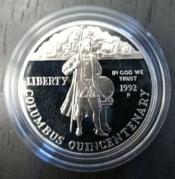$1 1992 P. Coin Silver Coin. 