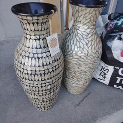 Mother Of Pearl Vase Set