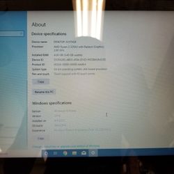 Acer Spin 3 - 14" Touchscreen, AMD Ryzen 3 3250U 2.6GHz Dual Core, 4GB RAM, 128GB SSD, Windows 10