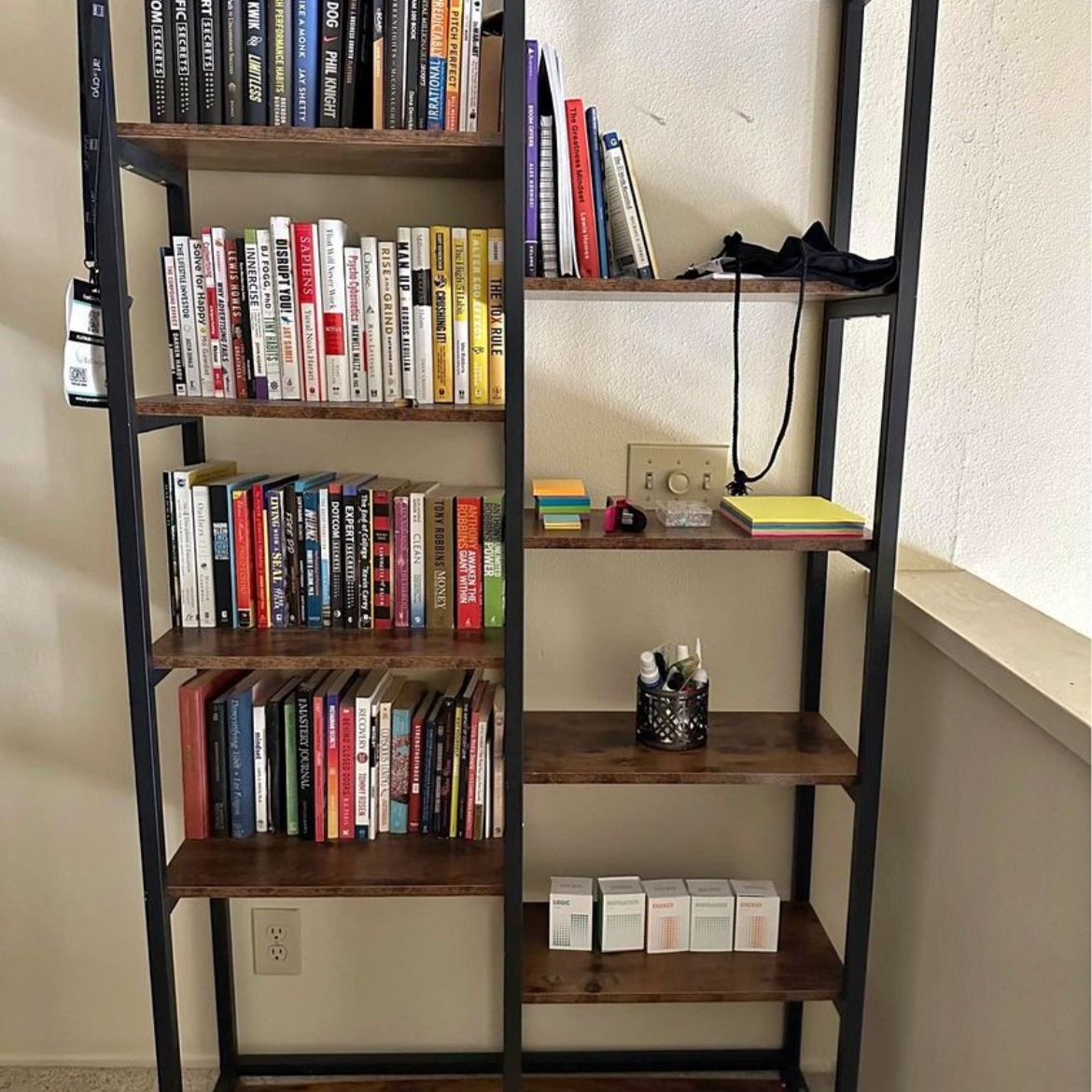 Bookshelf & Shelf Storage Organizer, 