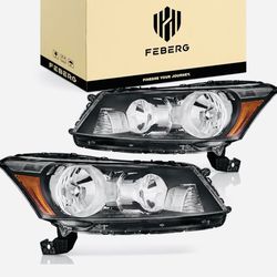 New Headlights For Honda Accord 4 Dr 2008-2012 