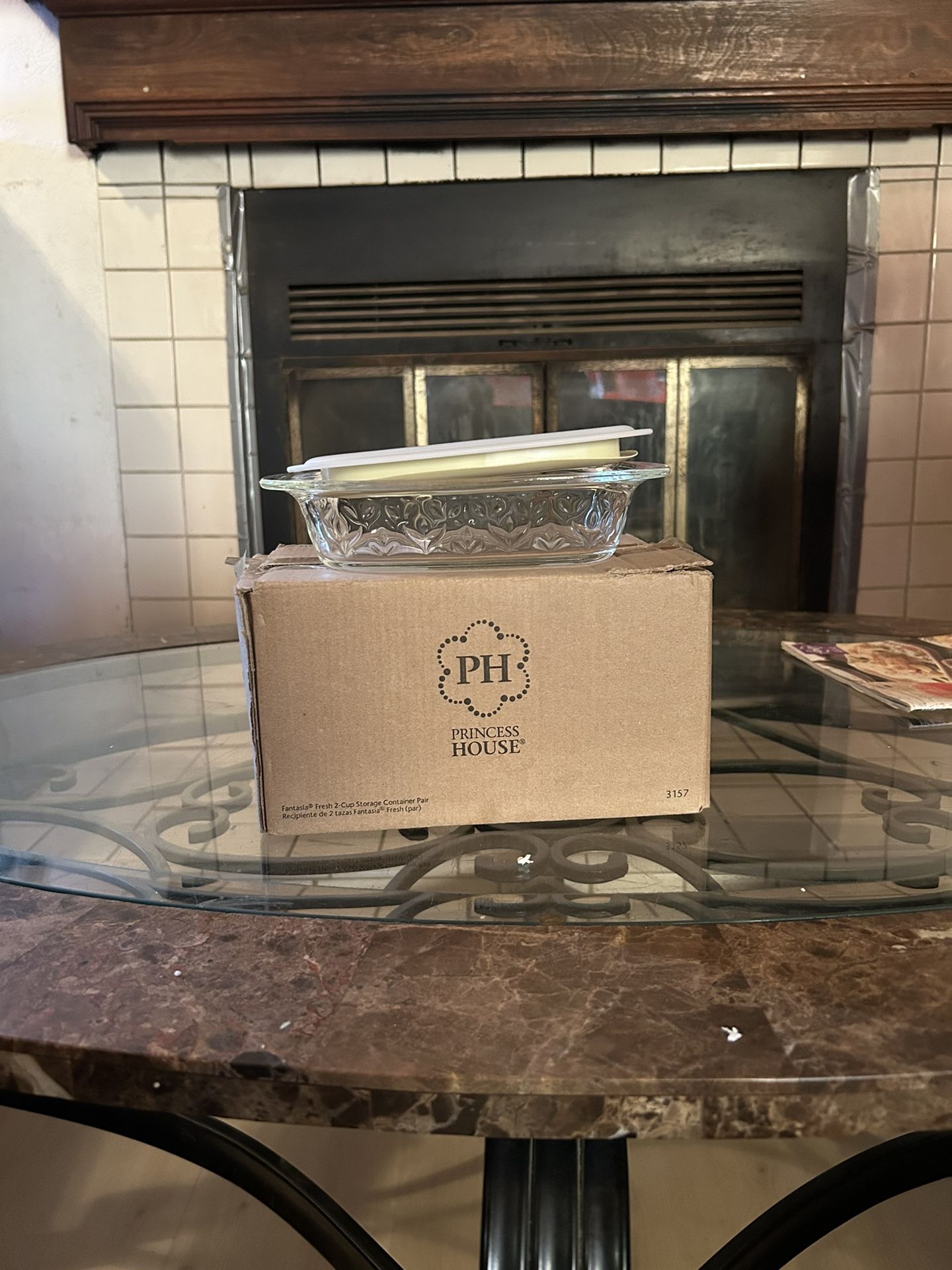 Princess House Storage Container Pair (2pc)