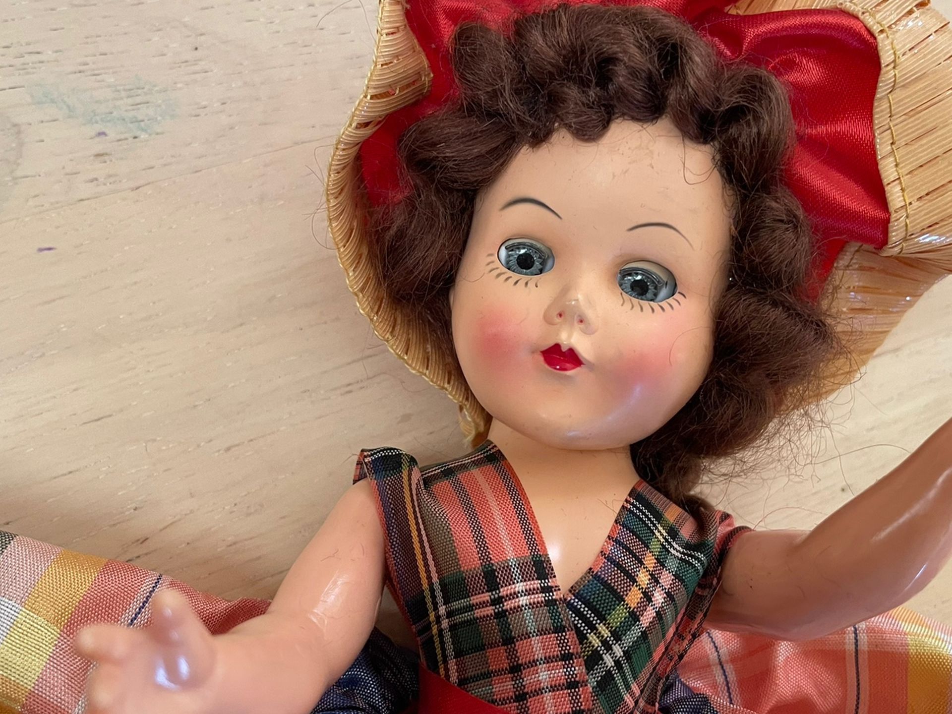Beautiful Antique Doll From The 50s