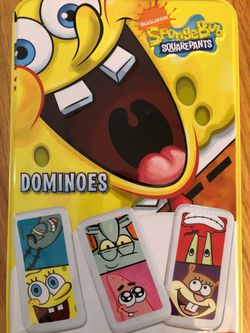Spongebob Dominoes Game in Tin