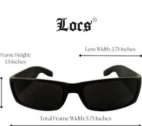 Authentic Locs Sunshade Glasses 🤓 Gangster Shades