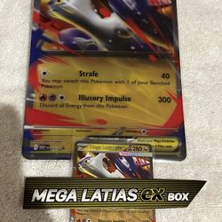 2025 POKEMON MEGA LATIAS EX BOX PROMOS