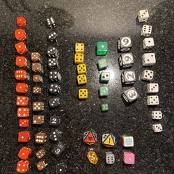 Lot of 61 Dice for Collectors 
