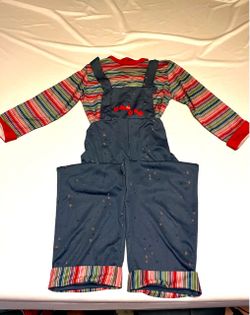 Chucky Halloween Costume Two-Piece Set