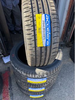 215/45/18 ACCELERA ALL SEASON MOUNT BALNCE CASH PRICE WE OFFER FINANCE