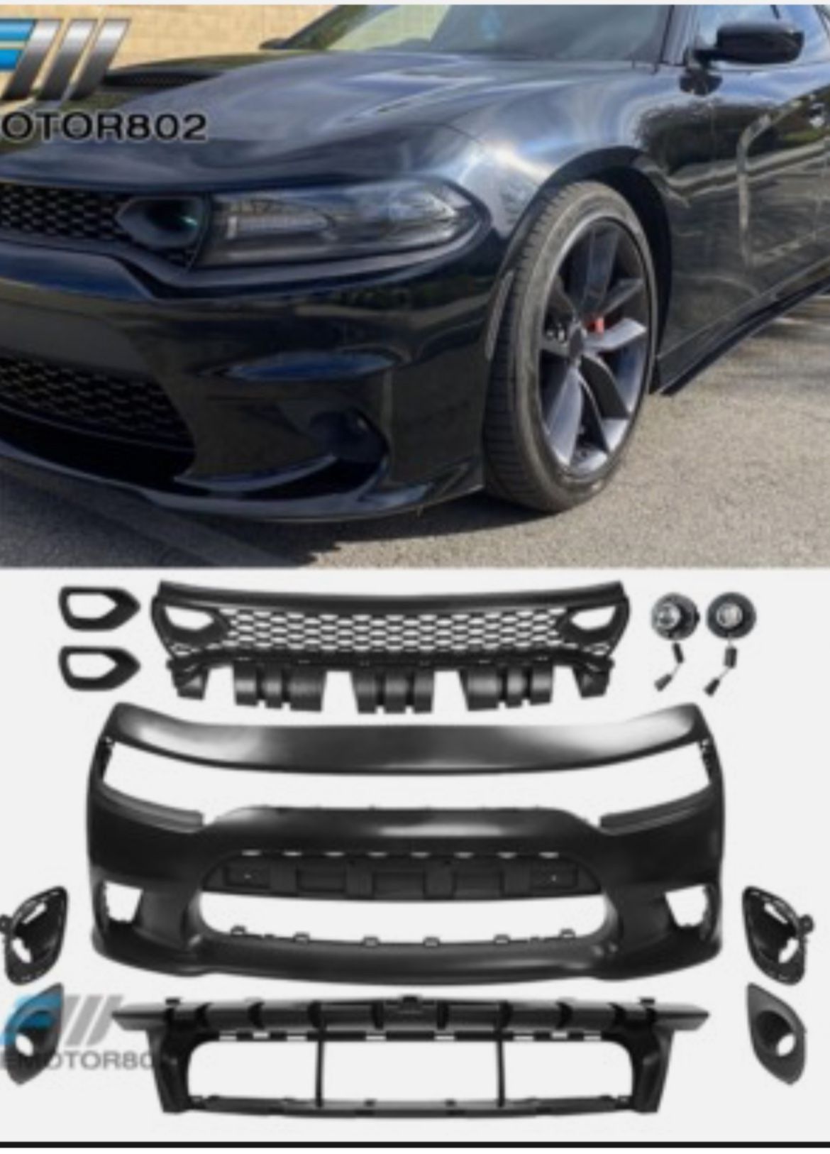 Dodge Charger Front End With Fog lights