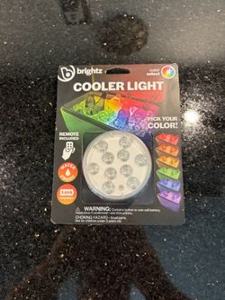 Cooler Brightz LED Cooler Light & Remote Waterproof Can-shaped Light for Icebox