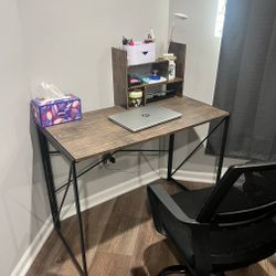 Coavas Folding Desk With Chair