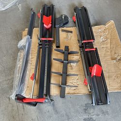 200lbs Capacity Tire-Clamp E-bike Rack with Ramp 