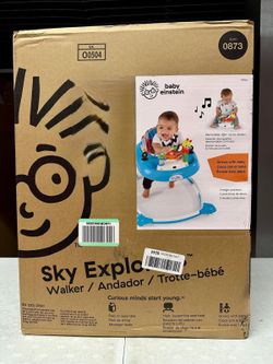 Open Box Baby Einstein Sky Explorers Baby Walker with Activity Center & Toy Station