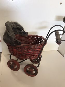 Antique bicycle and buggy