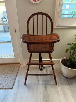 Wooden High Chair