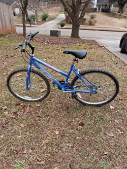 Blue bicycle