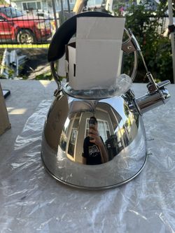 Princess House Princess Heritage Stainless Steel Whistling Kettle Tetera de Acero Inoxidable heritag