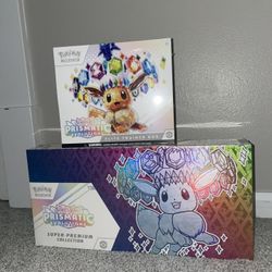 Prismatic Evolutions ETB + Super Premium Collection - Sealed/New