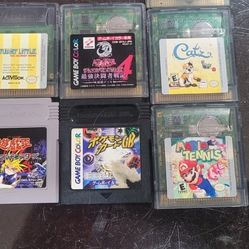 Nintendo Gameboy And Gameboy Color Games Different Prices 