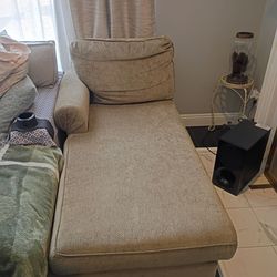 Sofa lounge chair beige