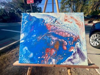 Abstract Acrylic Art