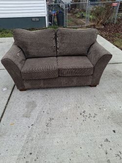 Brown Love Seat