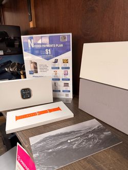 Apple - Watch Ultra 2 49MM (Cellular) Natural Titanium White Ocean Band Brand New
