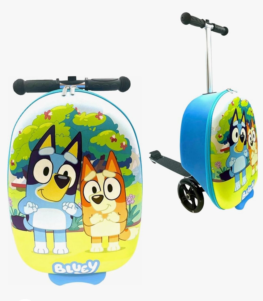 Bluey Scooter and Luggage
