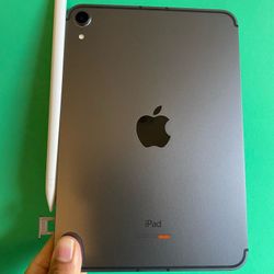 Apple Ipad Mini 6th Generation (2021/ 8.3” Liquid Retina ) 64GB WiFi + cellular (5G Unlocked) with pen, case & Accessories (256GB $569) 