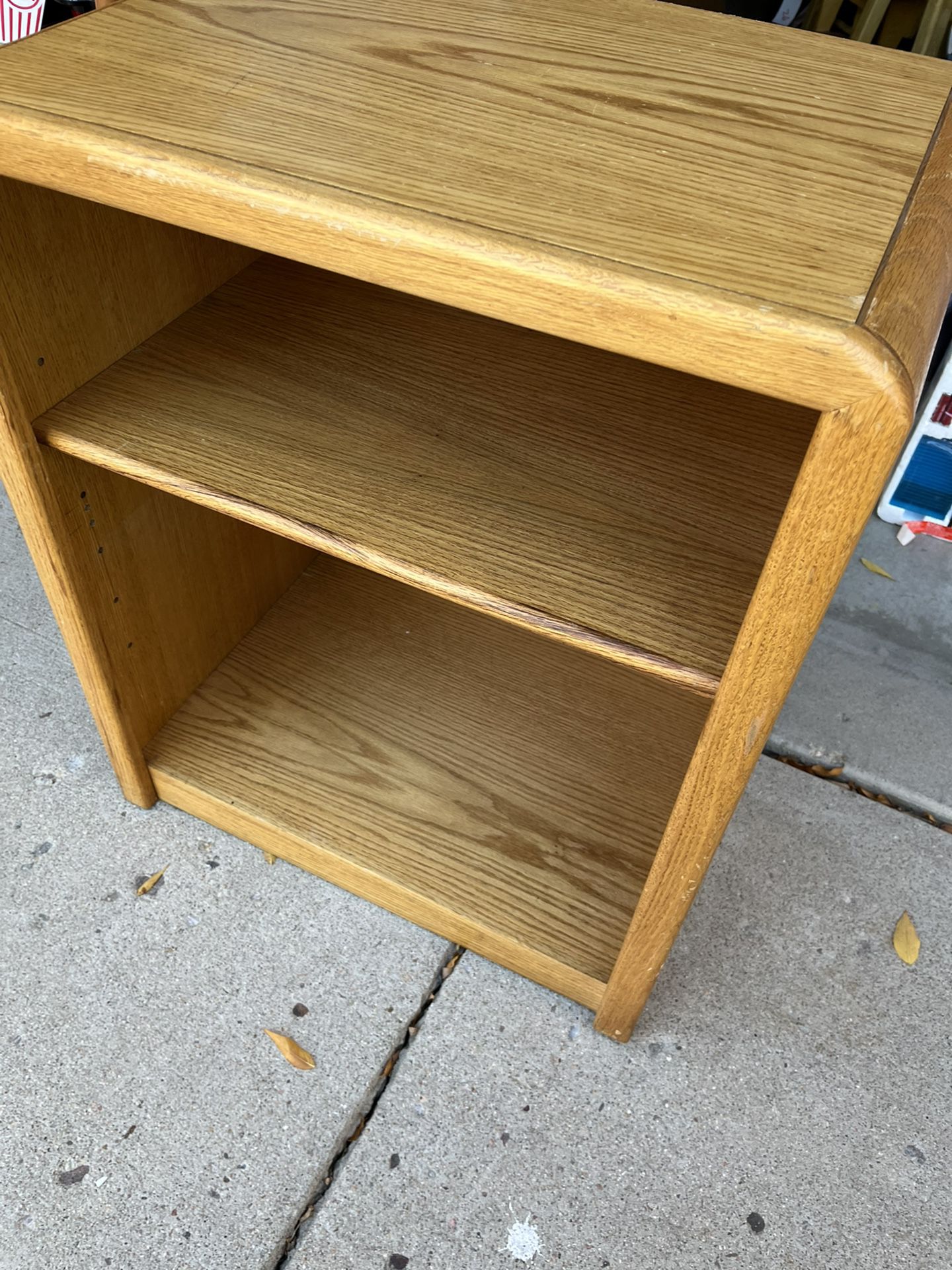 Table Corner Shelf (Adjustable All Wood)