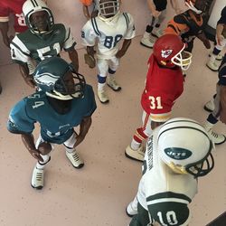 NFL action figures 10”  total 12  $110 all