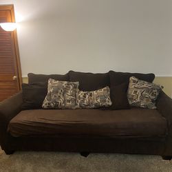 Brown Family Room Sofa