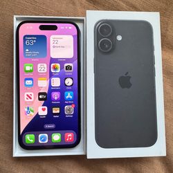 Unlocked iPhone 16 128GB Black