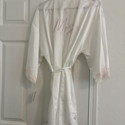 Brand New ( Mrs) Satin Robe