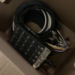 Live Wire Stage Snake 16 Channel. 50 Feet.