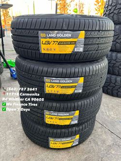 245/60R18 Land Golden New Set of Tires Installed and Balanced Set de Llantas Nuevas Instaladas y Balanceadas