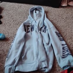 Blue New York Zip Up