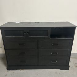 TV Stand Organizer Drawer With LED lights Moving Sale