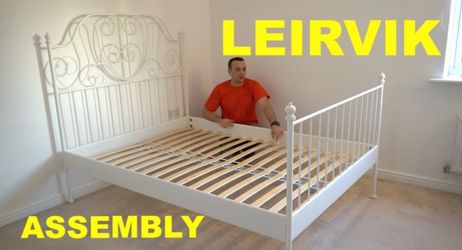 IKEA full size metal bed frame